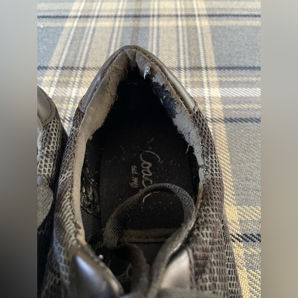 COACH Neala Mesh Casual Sneakers - Black - Picture 3 of 8
